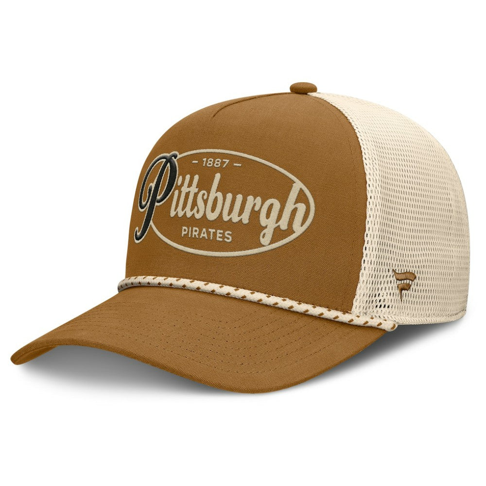 Pittsburgh Pirates Fanatics A-Frame Trucker Adjustable Hat - MLB