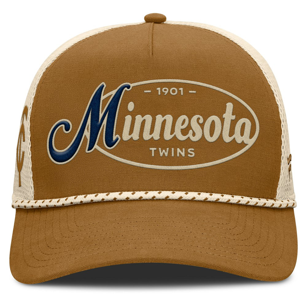 Minnesota Twins Fanatics A-Frame Trucker Adjustable Hat - MLB