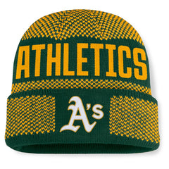 Athletics Fanatics Rotation Cuffed Knit Hat - MLB