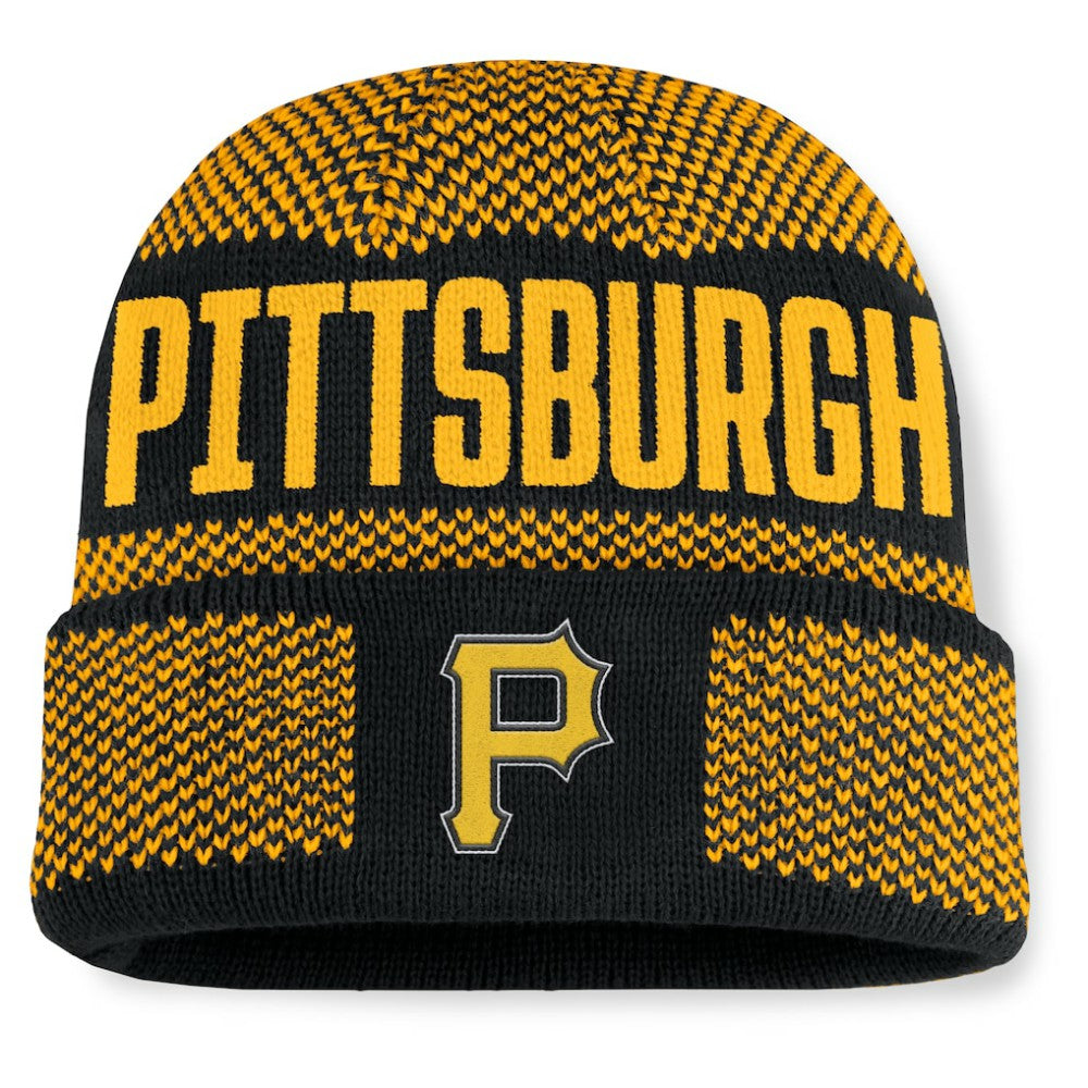 Pittsburgh Pirates Fanatics Rotation Cuffed Knit Hat - MLB