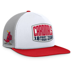 St. Louis Cardinals Fanatics Cranked Foam Front Patch Trucker Adjustable Hat - MLB
