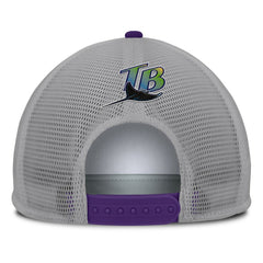 Tampa Bay Rays Fanatics Cranked Foam Front Patch Trucker Adjustable Hat - MLB