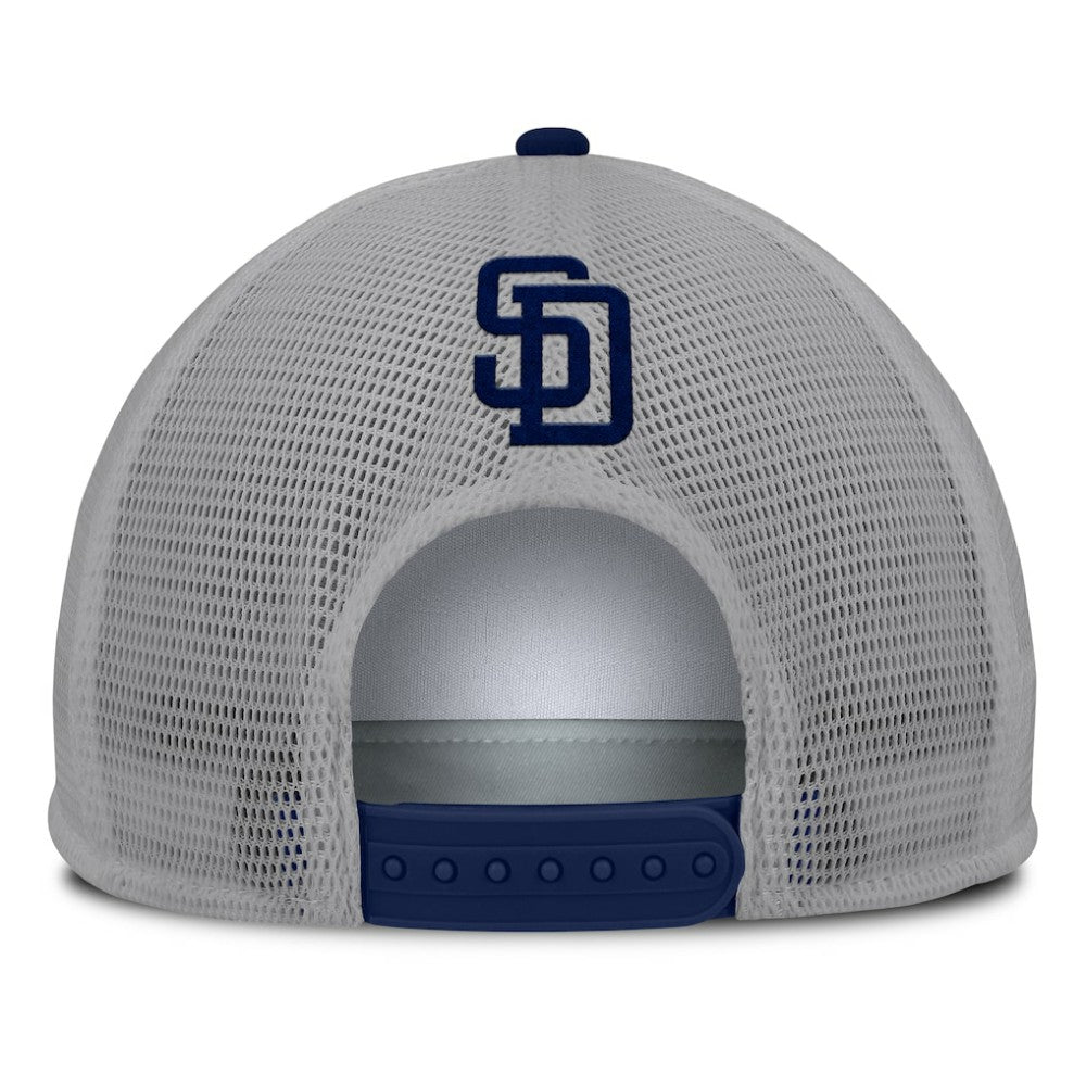 San Diego Padres Fanatics Cranked Foam Front Patch Trucker Adjustable Hat - MLB