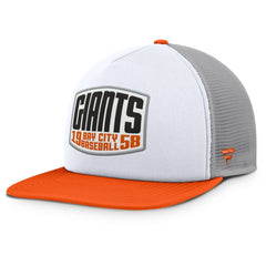 San Francisco Giants Fanatics Cranked Foam Front Patch Trucker Adjustable Hat - MLB