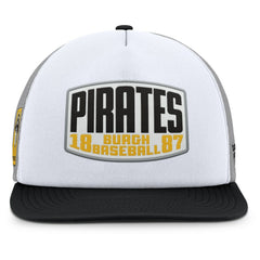 Pittsburgh Pirates Fanatics Cranked Foam Front Patch Trucker Adjustable Hat - MLB