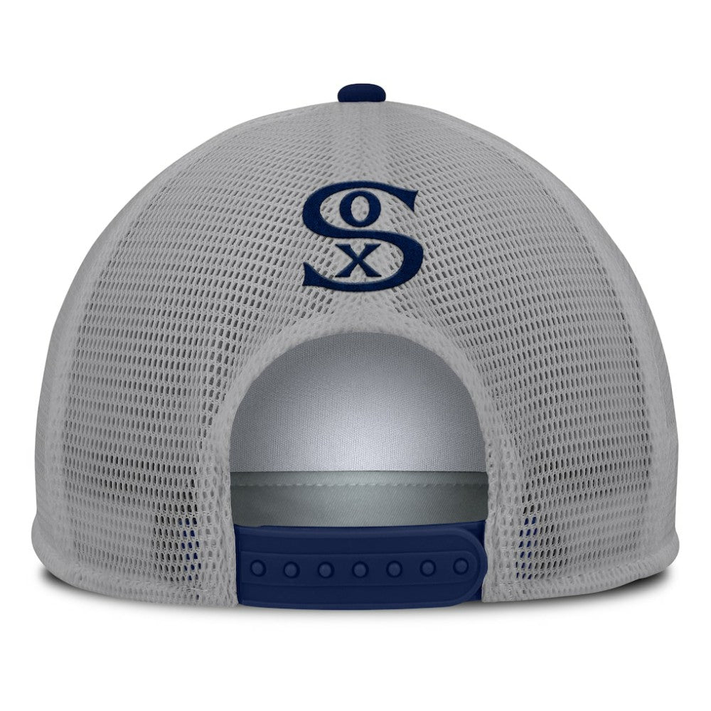 Chicago White Sox Fanatics Cranked Foam Front Patch Trucker Adjustable Hat - MLB