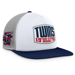 Minnesota Twins Fanatics Cranked Foam Front Patch Trucker Adjustable Hat - MLB
