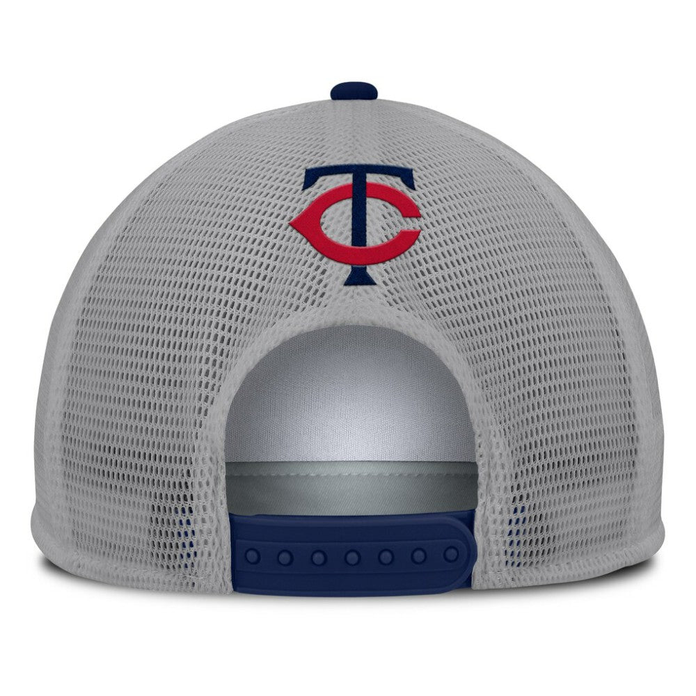 Minnesota Twins Fanatics Cranked Foam Front Patch Trucker Adjustable Hat - MLB