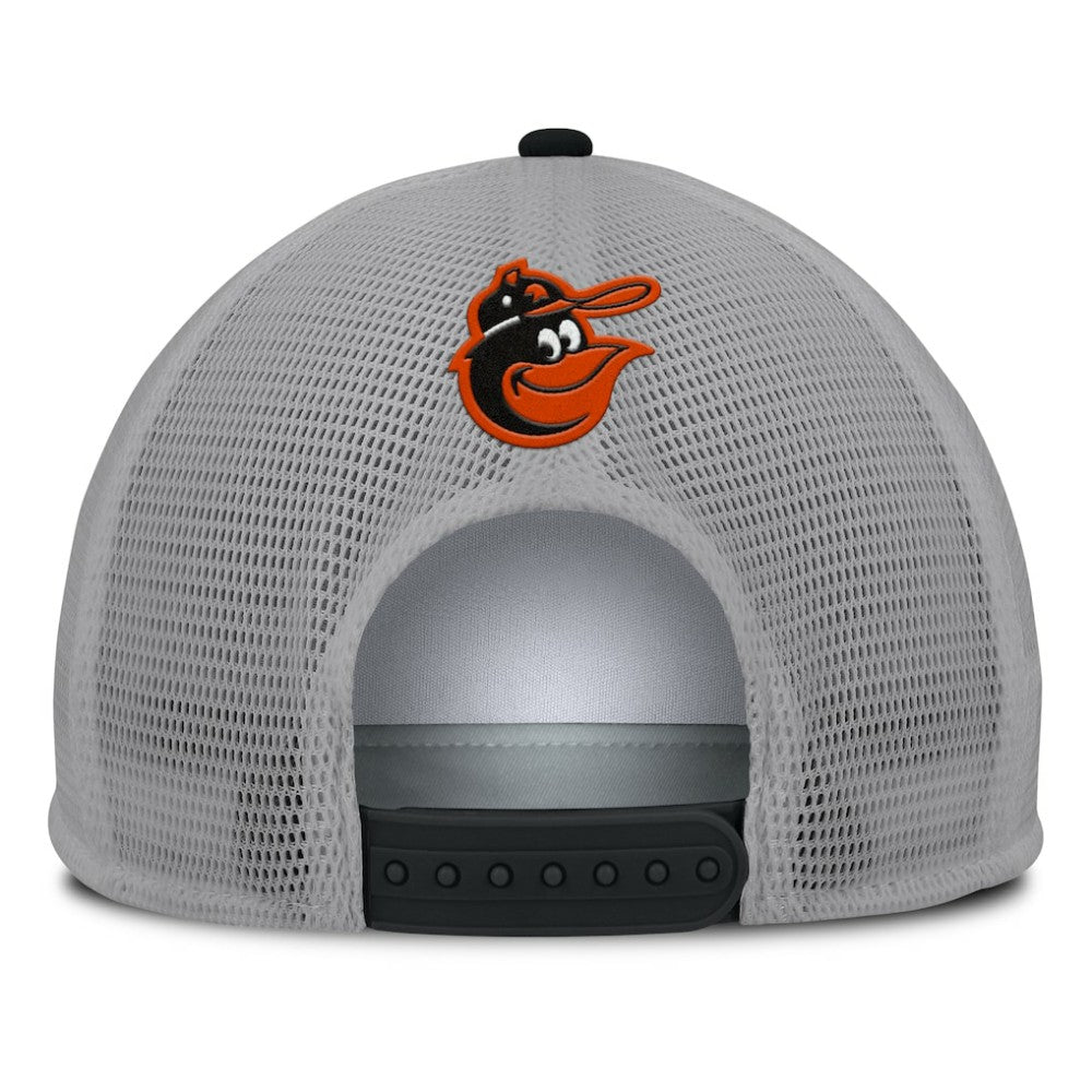 Baltimore Orioles Fanatics Cranked Foam Front Patch Trucker Adjustable Hat - MLB