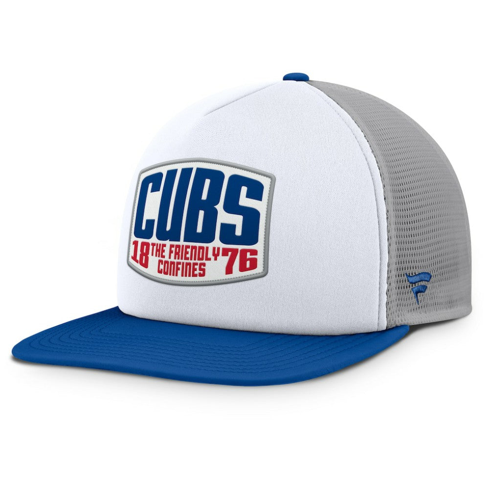 Chicago Cubs Fanatics Cranked Foam Front Patch Trucker Adjustable Hat - MLB