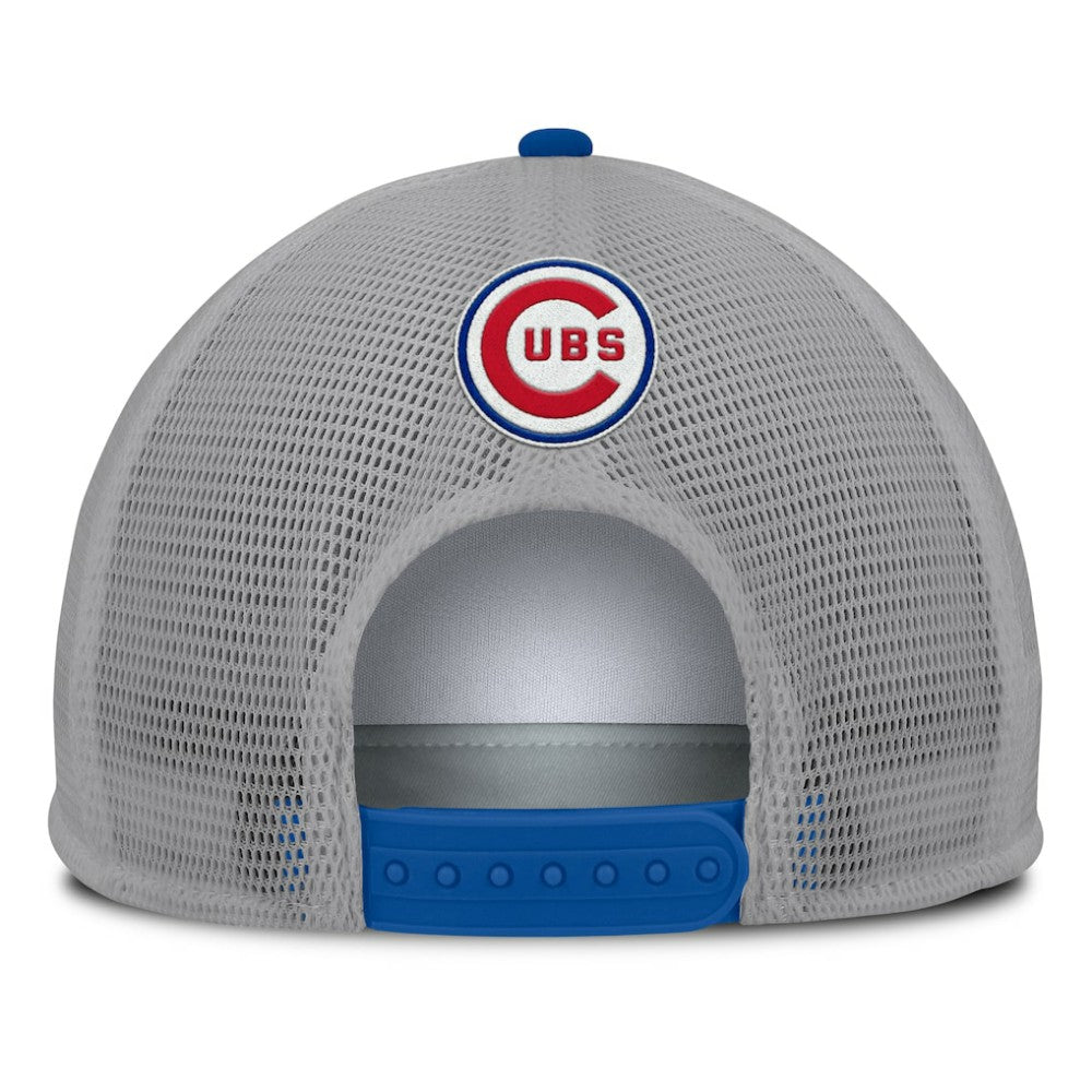 Chicago Cubs Fanatics Cranked Foam Front Patch Trucker Adjustable Hat - MLB