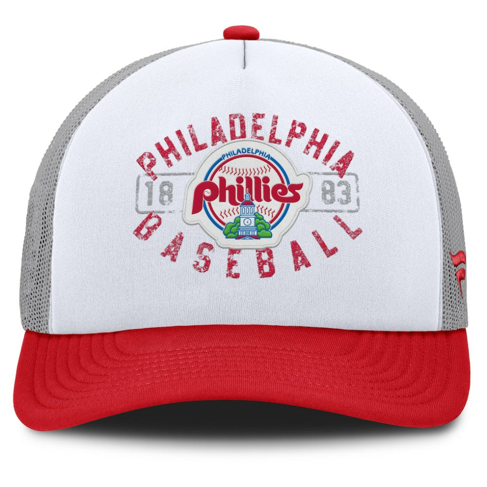 Philadelphia Phillies Fanatics Designated A-Frame Foam Front Trucker Adjustable Hat - MLB