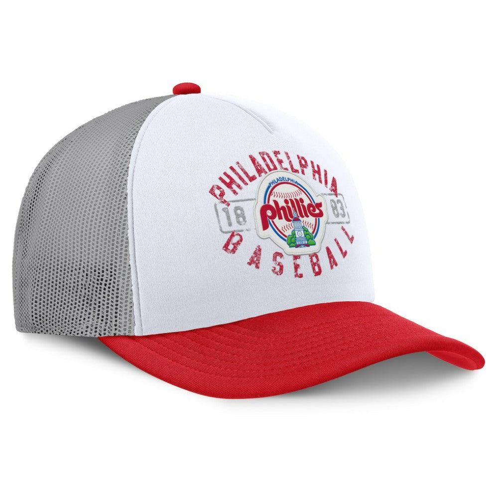 Philadelphia Phillies Fanatics Designated A-Frame Foam Front Trucker Adjustable Hat - MLB
