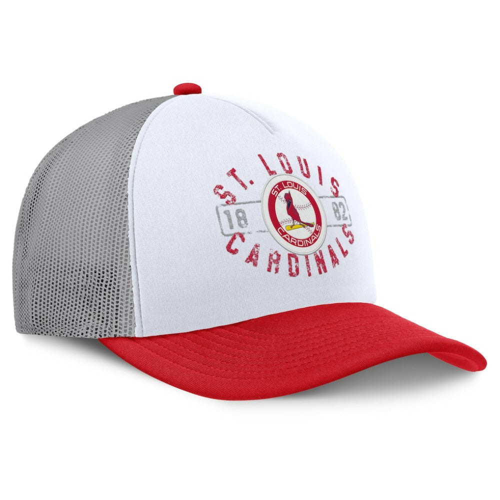St. Louis Cardinals Fanatics Designated A-Frame Foam Front Trucker Adjustable Hat - MLB