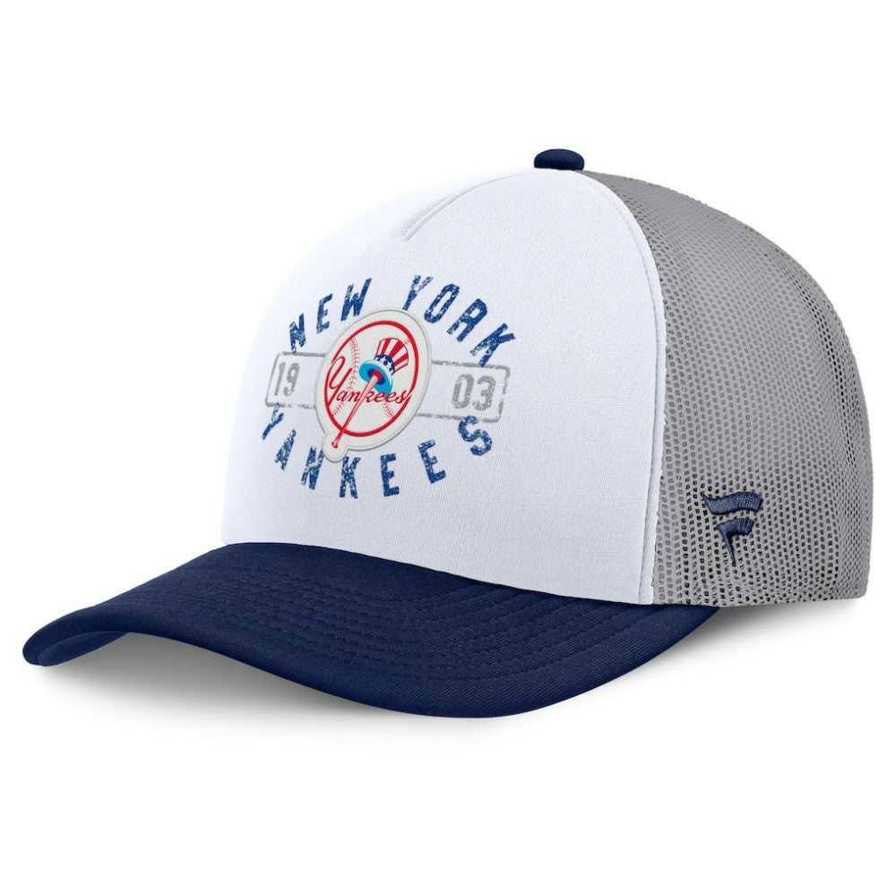 New York Yankees Fanatics Designated A-Frame Foam Front Trucker Adjustable Hat - MLB