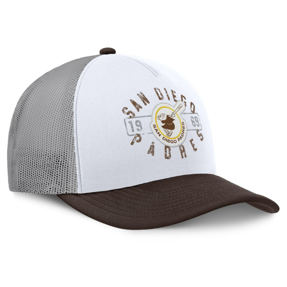 San Diego Padres Fanatics Designated A-Frame Foam Front Trucker Adjustable Hat - MLB