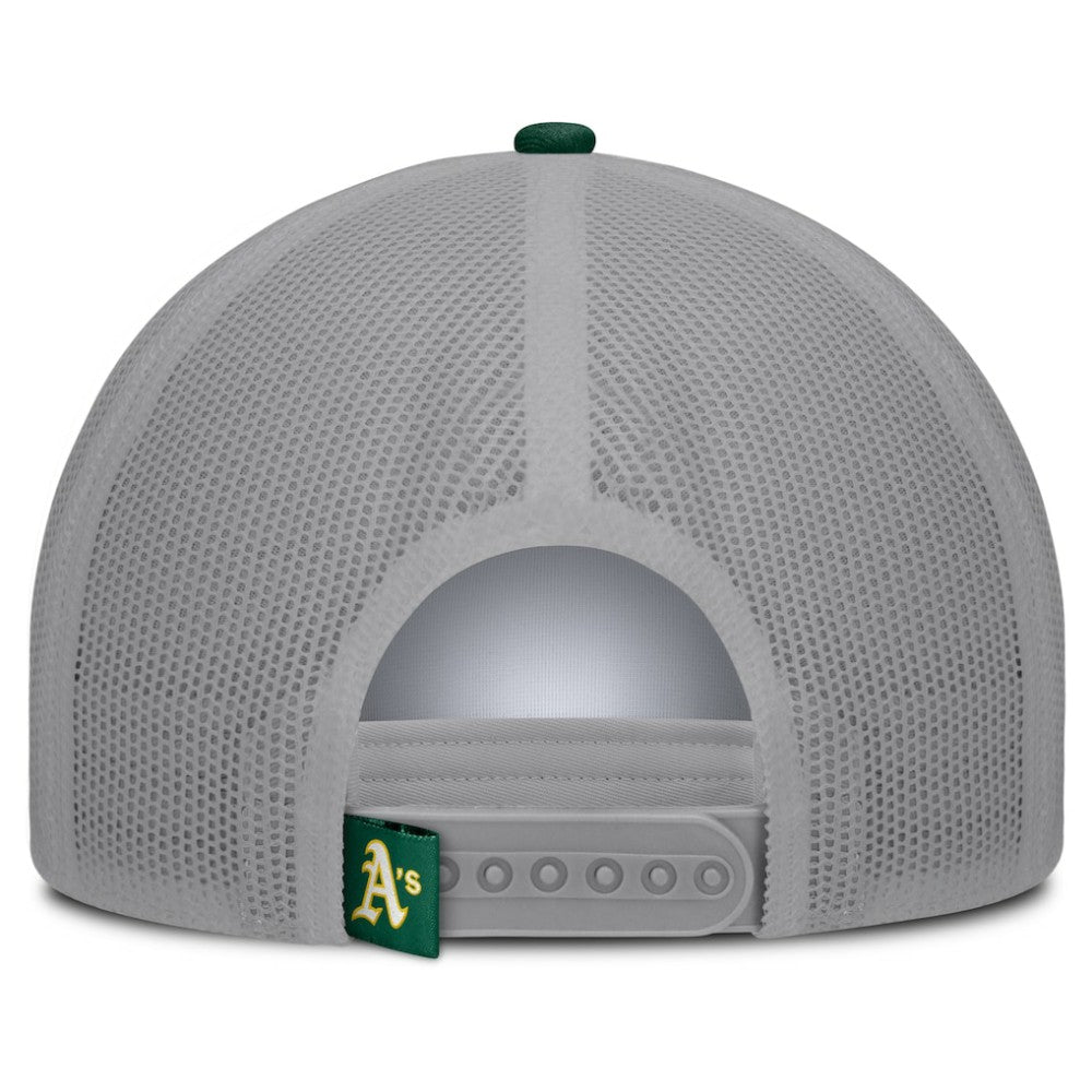 Athletics Fanatics Designated A-Frame Foam Front Trucker Adjustable Hat - MLB