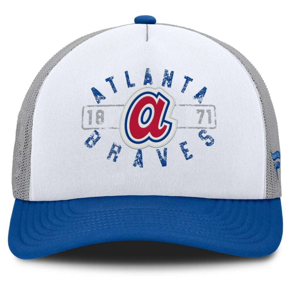 Atlanta Braves Fanatics Designated A-Frame Foam Front Trucker Adjustable Hat - MLB