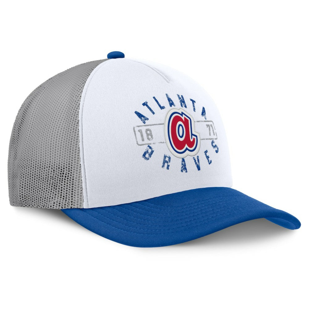 Atlanta Braves Fanatics Designated A-Frame Foam Front Trucker Adjustable Hat - MLB