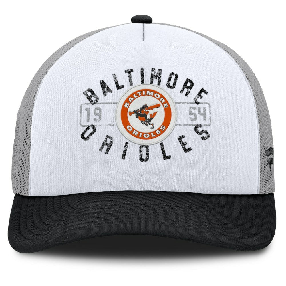 Baltimore Orioles Fanatics Designated A-Frame Foam Front Trucker Adjustable Hat - MLB
