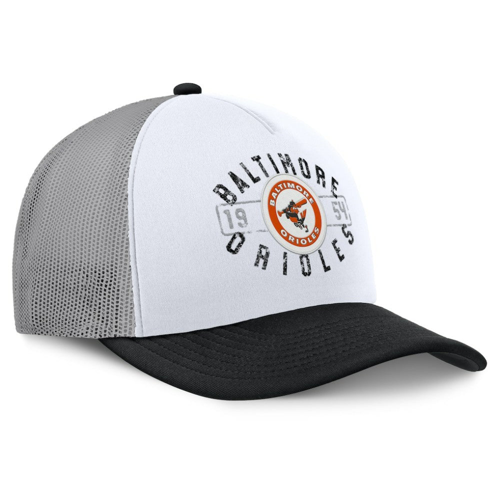 Baltimore Orioles Fanatics Designated A-Frame Foam Front Trucker Adjustable Hat - MLB
