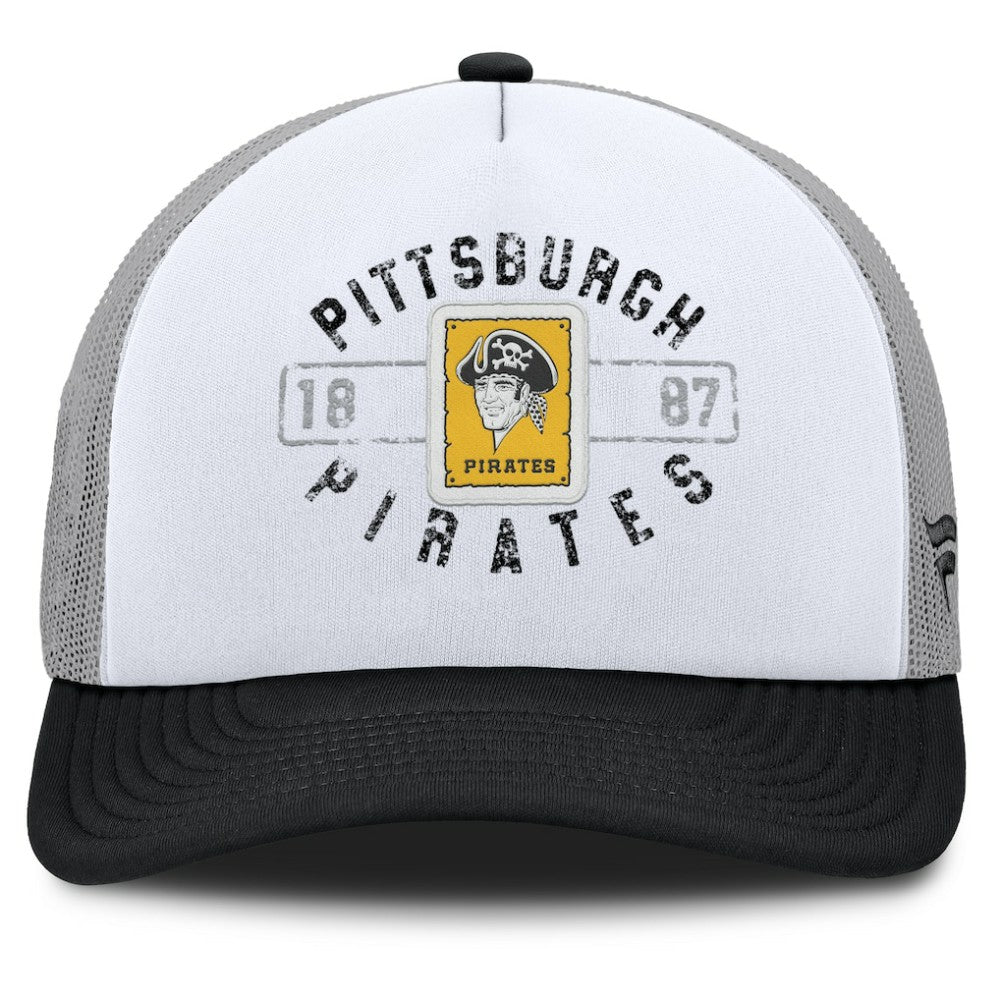 Pittsburgh Pirates Fanatics Designated A-Frame Foam Front Trucker Adjustable Hat - MLB