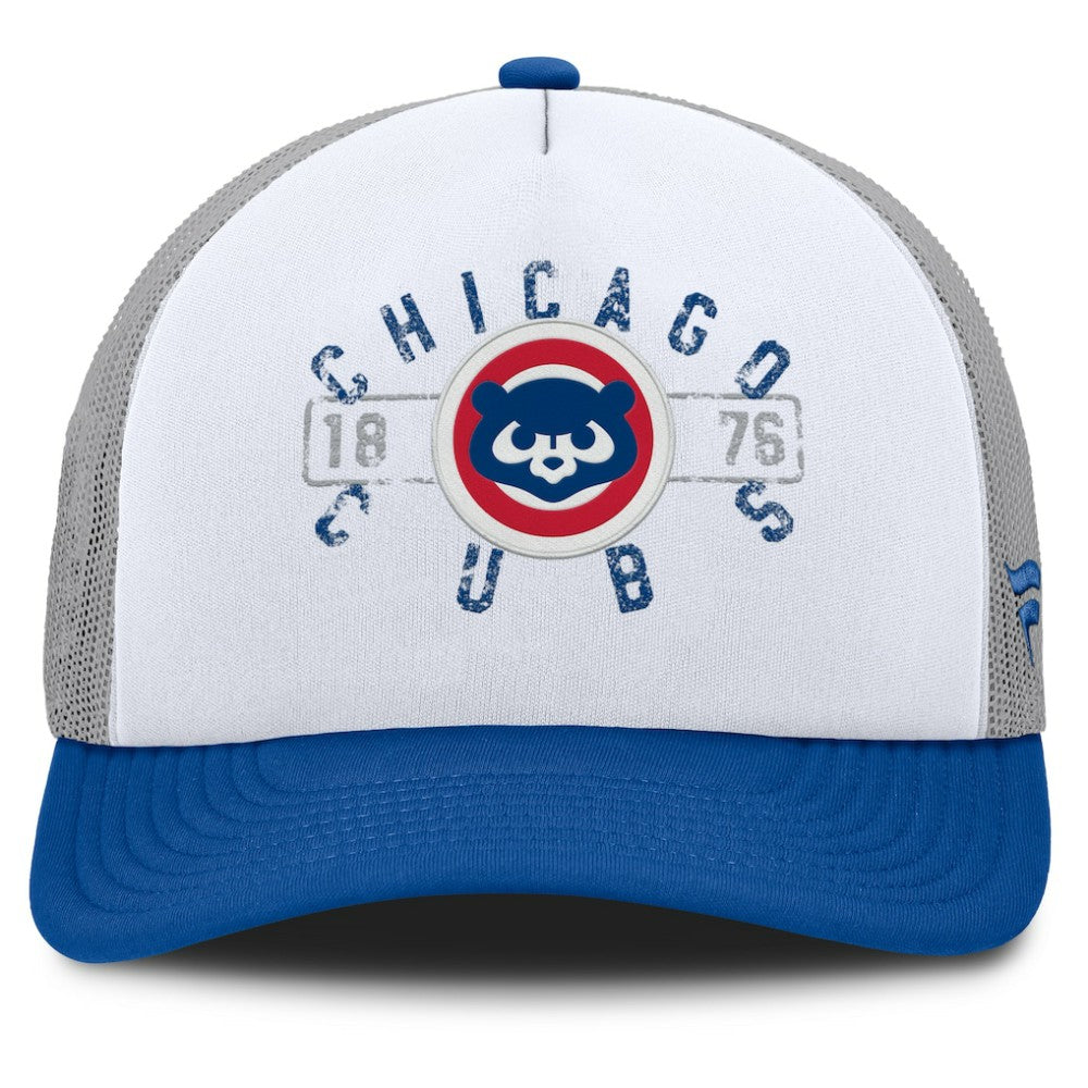 Chicago Cubs Fanatics Designated A-Frame Foam Front Trucker Adjustable Hat - MLB