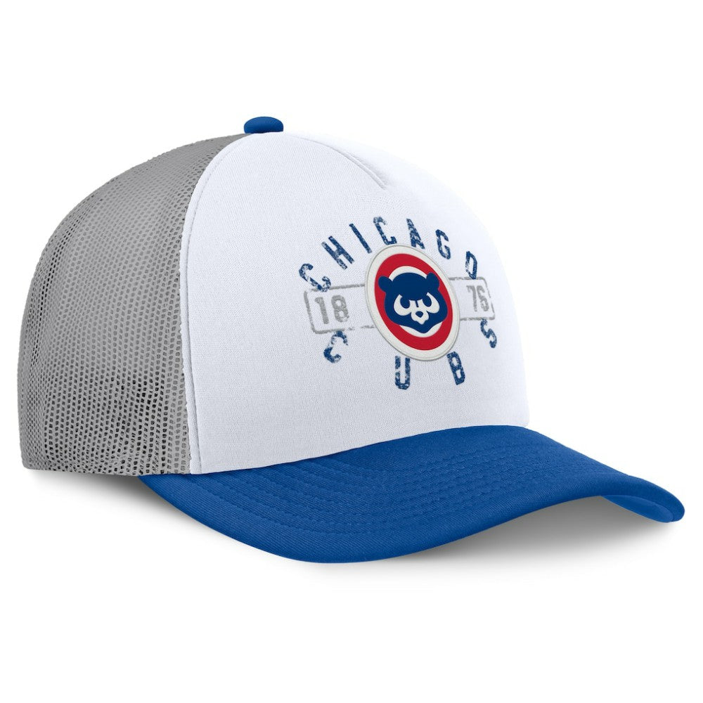 Chicago Cubs Fanatics Designated A-Frame Foam Front Trucker Adjustable Hat - MLB