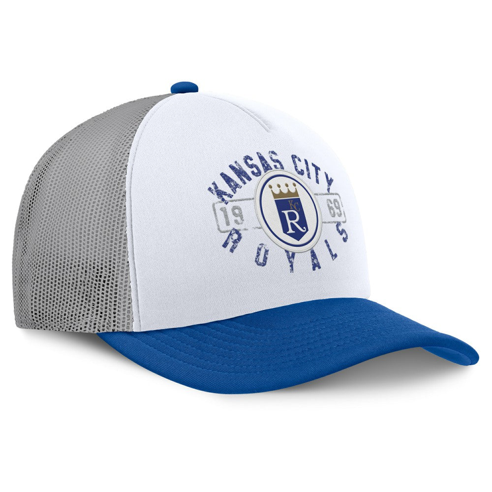 Kansas City Royals Fanatics Designated A-Frame Foam Front Trucker Adjustable Hat - MLB