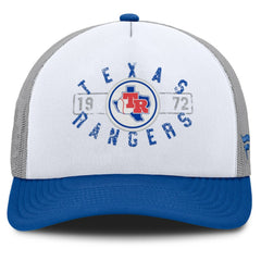 Texas Rangers Fanatics Designated A-Frame Foam Front Trucker Adjustable Hat - MLB