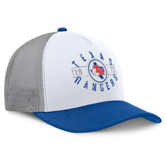 Texas Rangers Fanatics Designated A-Frame Foam Front Trucker Adjustable Hat - MLB