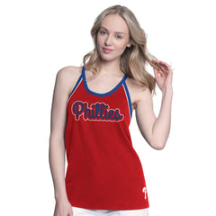 Philadelphia Phillies G-III 4Her by Carl Banks Women's Curveball Racerback Tank Top - MLB