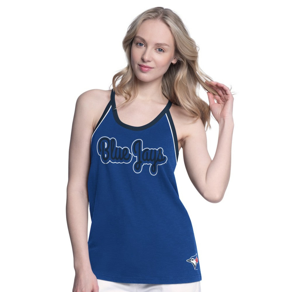 Toronto Blue Jays G-III 4Her by Carl Banks Women's Curveball Racerback Tank Top - MLB