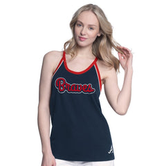 Atlanta Braves G-III 4Her by Carl Banks Women's Curveball Racerback Tank Top - MLB