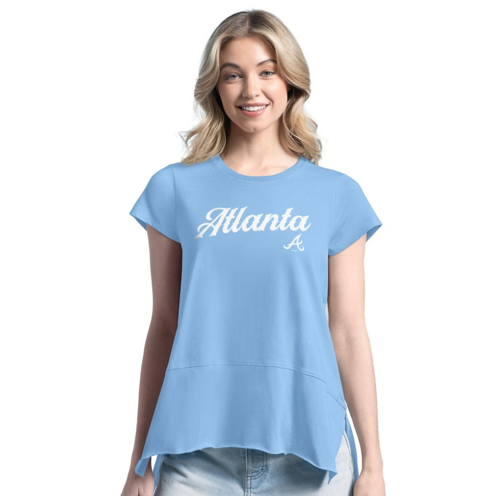 Atlanta Braves Margaritaville Women's Gametime is Paradise T-Shirt - MLB