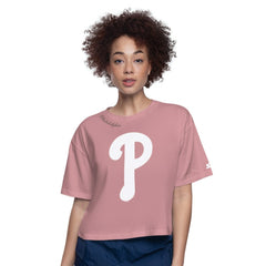 Philadelphia Phillies Starter Women's Play the Ball Boxy Cropped T-Shirt - MLB