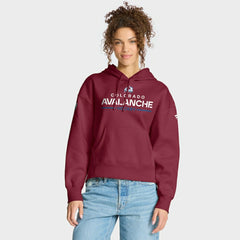 Colorado Avalanche Fanatics Women's Authentic Pro Primary Pullover Hoodie - Burgundy - NHL