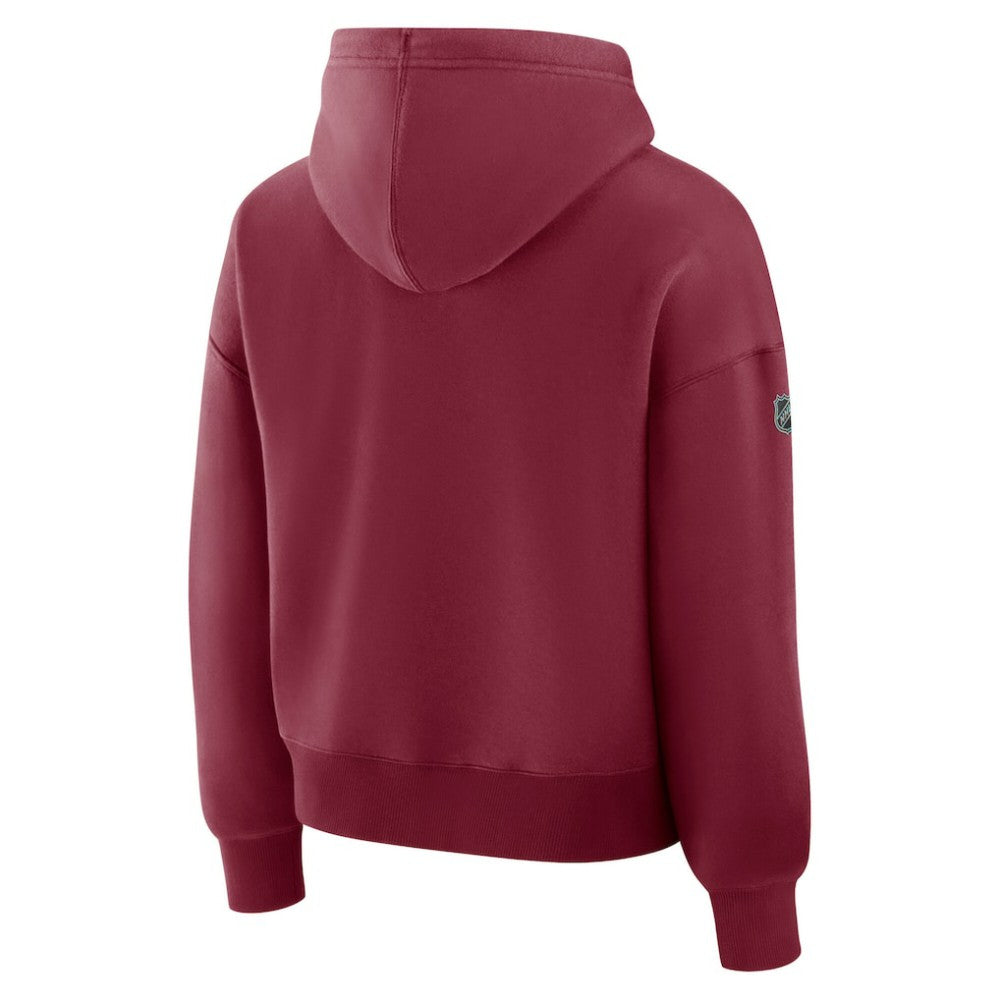 Colorado Avalanche Fanatics Women's Authentic Pro Primary Pullover Hoodie - Burgundy - NHL