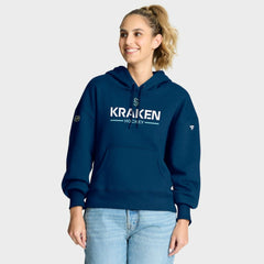 Seattle Kraken Fanatics Women's Authentic Pro Primary Pullover Hoodie - Deep Sea Blue - NHL