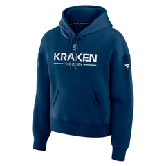 Seattle Kraken Fanatics Women's Authentic Pro Primary Pullover Hoodie - Deep Sea Blue - NHL