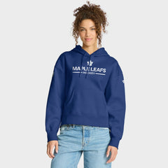 Toronto Maple Leafs Fanatics Women's Authentic Pro Primary Pullover Hoodie - Blue - NHL