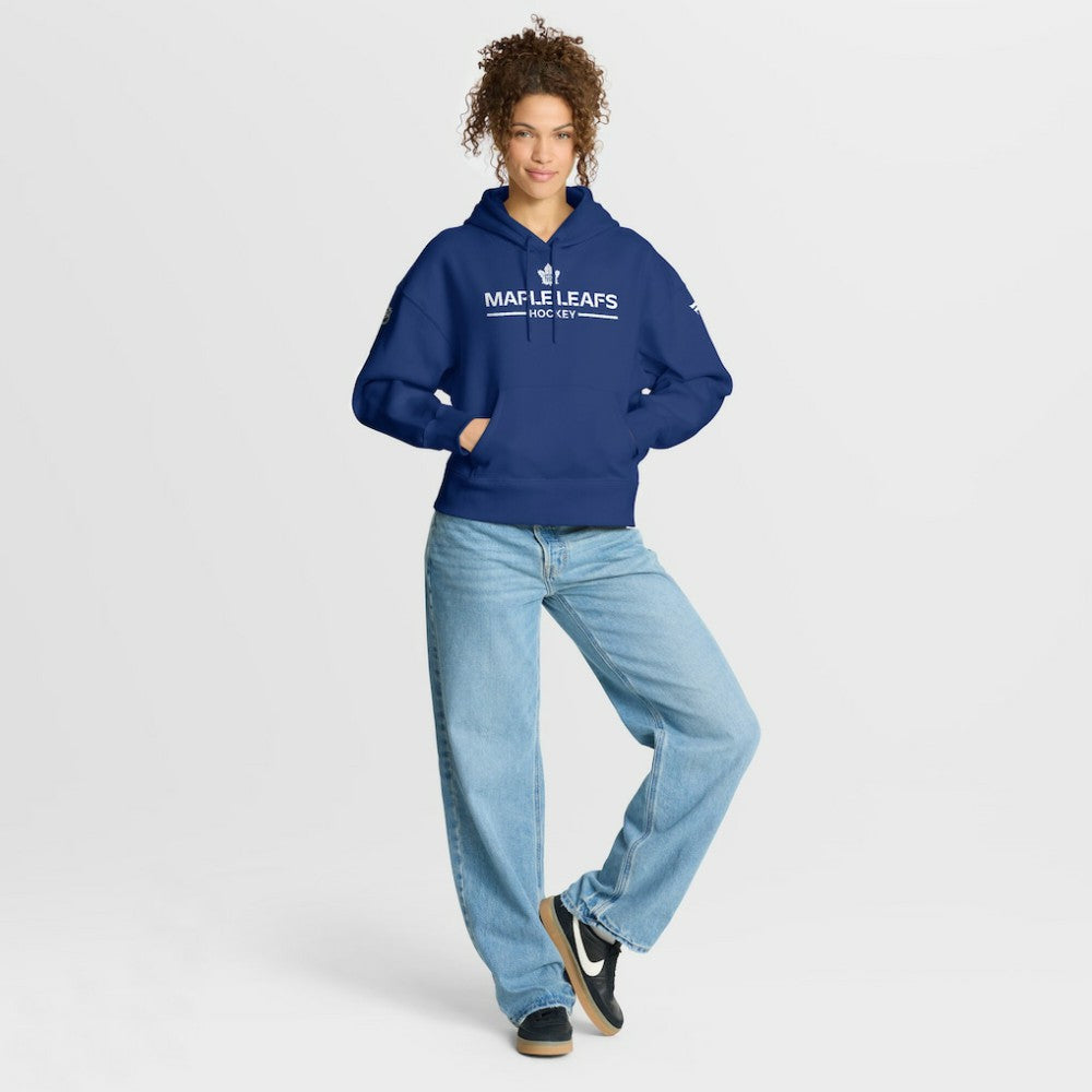 Toronto Maple Leafs Fanatics Women's Authentic Pro Primary Pullover Hoodie - Blue - NHL