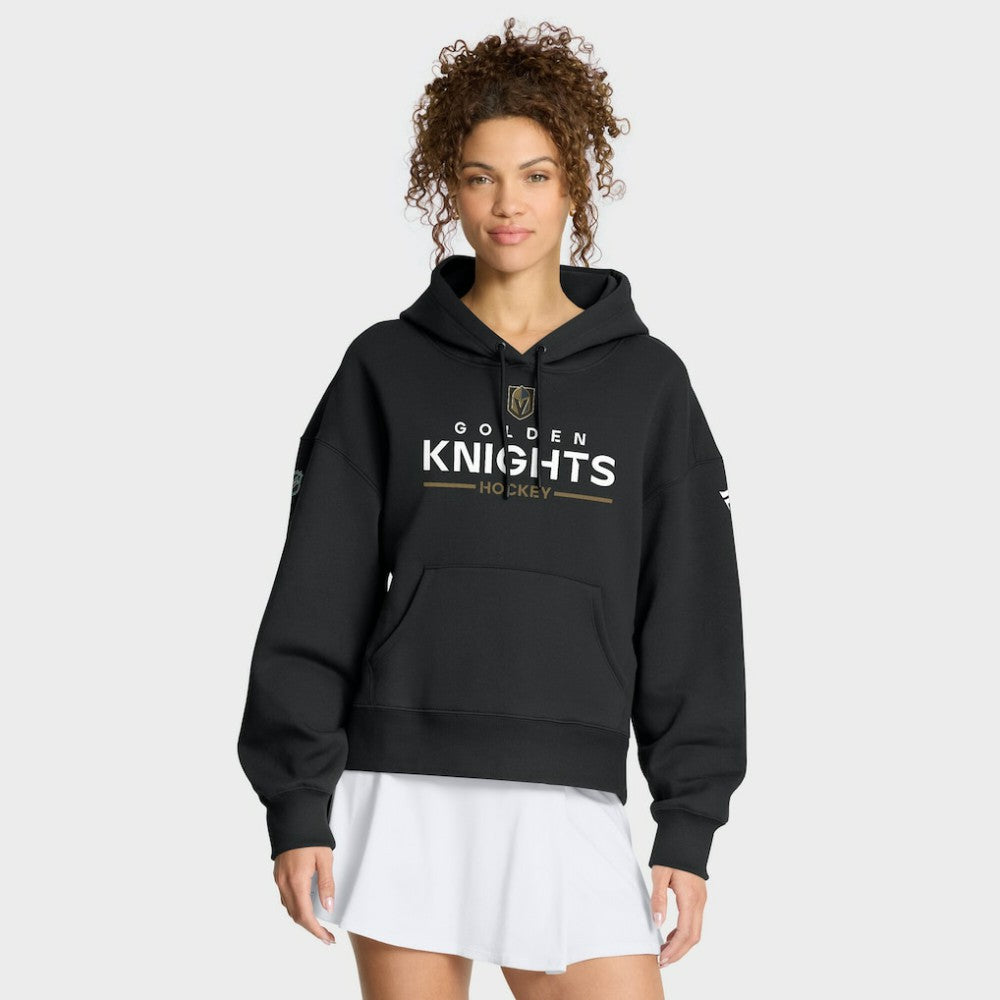 Vegas Golden Knights Fanatics Women's Authentic Pro Primary Pullover Hoodie - Black - NHL