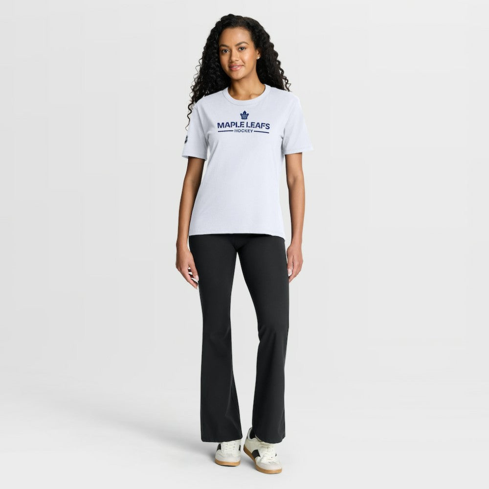 Toronto Maple Leafs Fanatics Women's Authentic Pro Primary T-Shirt - White - NHL