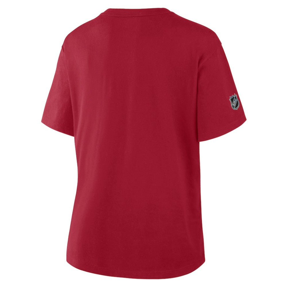 Montreal Canadiens Fanatics Women's Authentic Pro Primary T-Shirt - Red - NHL