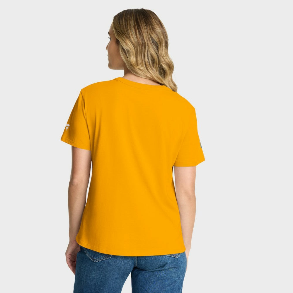 Boston Bruins Fanatics Women's Authentic Pro Primary T-Shirt - Gold - NHL