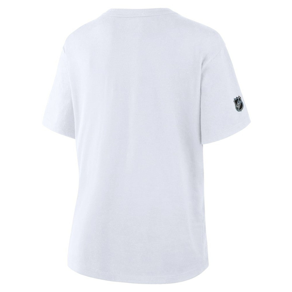Tampa Bay Lightning Fanatics Women's Authentic Pro Primary T-Shirt - White - NHL