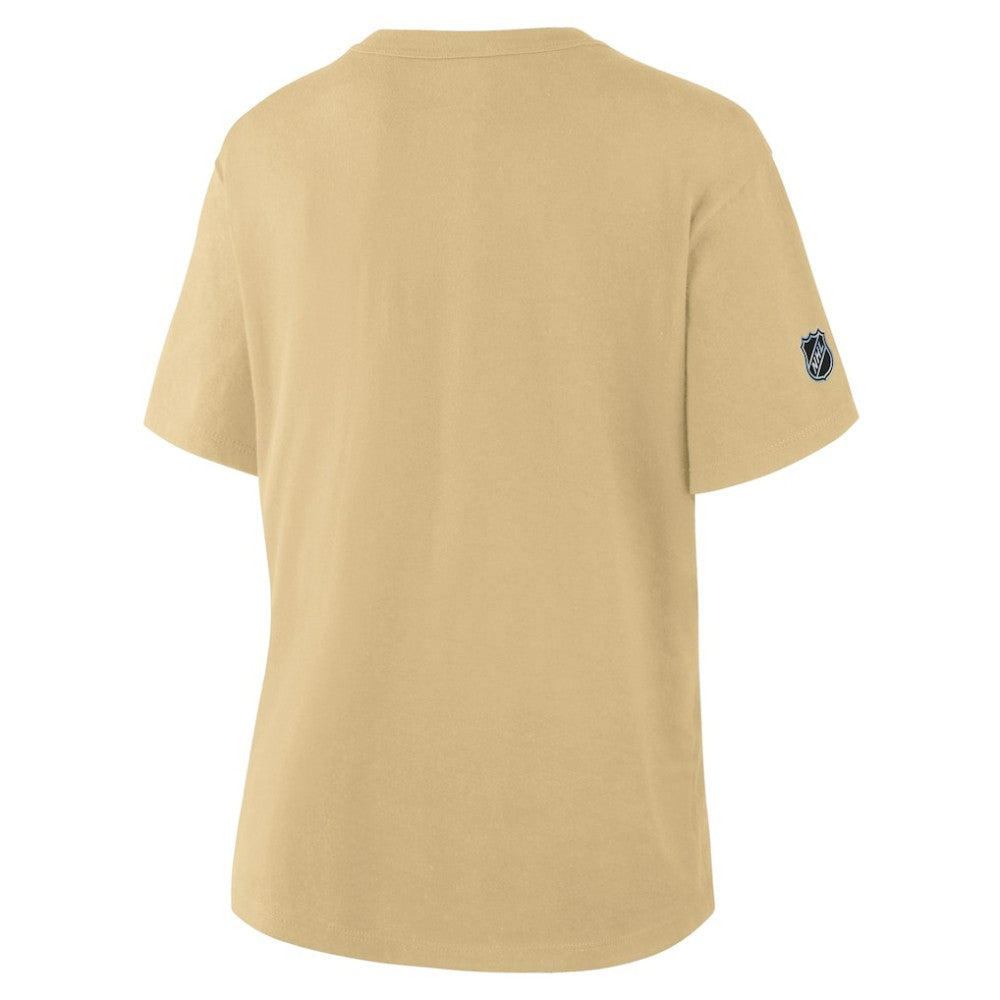 Vegas Golden Knights Fanatics Women's Authentic Pro Primary T-Shirt - Gold - NHL