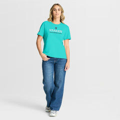 Seattle Kraken Fanatics Women's Authentic Pro Primary T-Shirt - Ice Blue - NHL