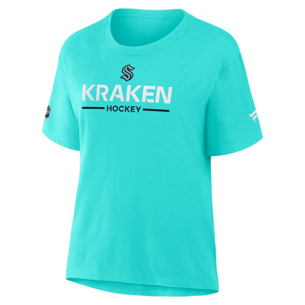 Seattle Kraken Fanatics Women's Authentic Pro Primary T-Shirt - Ice Blue - NHL
